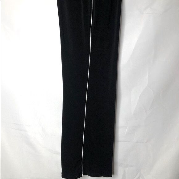 INC | Contrast-Piping Halter Jumpsuit - Picture 5 of 8